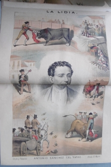 LA LIDIA. Revista taurina. 76 números. Años: de 1882 a 1888; 1898.