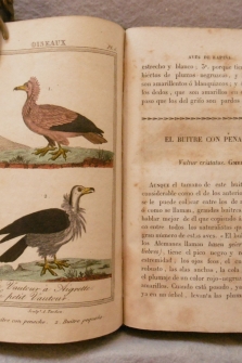 OBRAS COMPLETAS DE BUFFON (HISTORIA NATURAL). Con suplementos de Curvier.  Tomos XXXI y XXXII. AVES.
