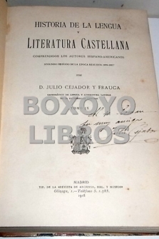 Historia de la Lengua y Literatura Castellana. Tomos I-XIV