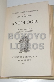 Antología. Selección y prólogo por Fernando Gutiérrez