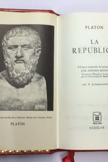 La República. Prólogo y traducción del griego por José Antonio Miguez.