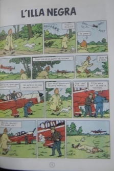 Les aventures de Tintin. L´illa negra. Juventud 1ª edició 1966