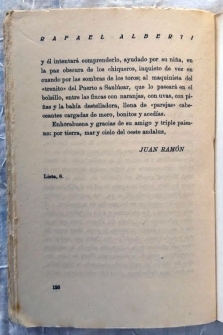 Marinero en tierra. Poesías (1924).