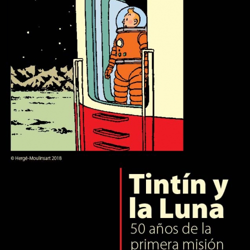 Exposición "Tintín y la luna" en CosmoCaixa