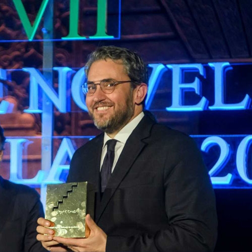 Máximo Huerta, Premio de Novela Fernando Lara 2022