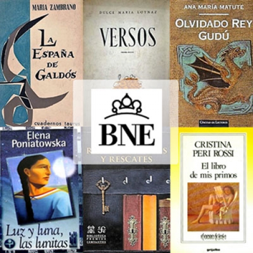 La BNE homenajea a las escritoras Premio Cervantes.