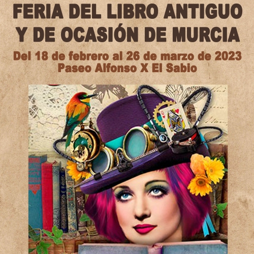 Feria del Libro Antiguo y de Ocasión de Murcia 2023.