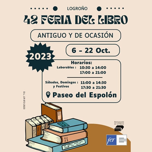 42 Feria del Libro Antiguo y de Ocasión de Logroño 2023.
