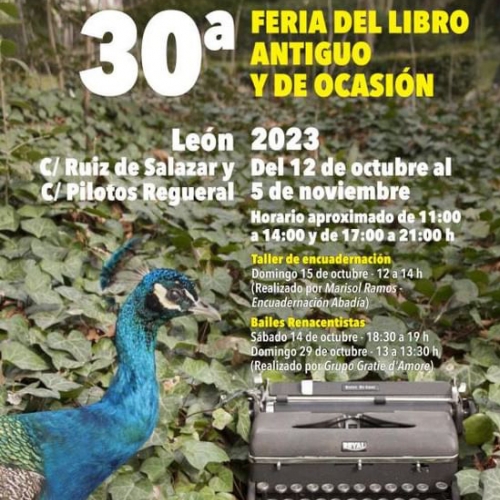 30 Feria del Libro Antiguo y de Ocasión de León 2023.
